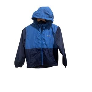 Eddie Bauer Kids Two-Tone Blue Raincoat